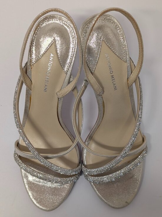 ANTONIO MELANI Shoes - Antonio Melani Mesli Strappy Dress Sandal in Metallic Gold